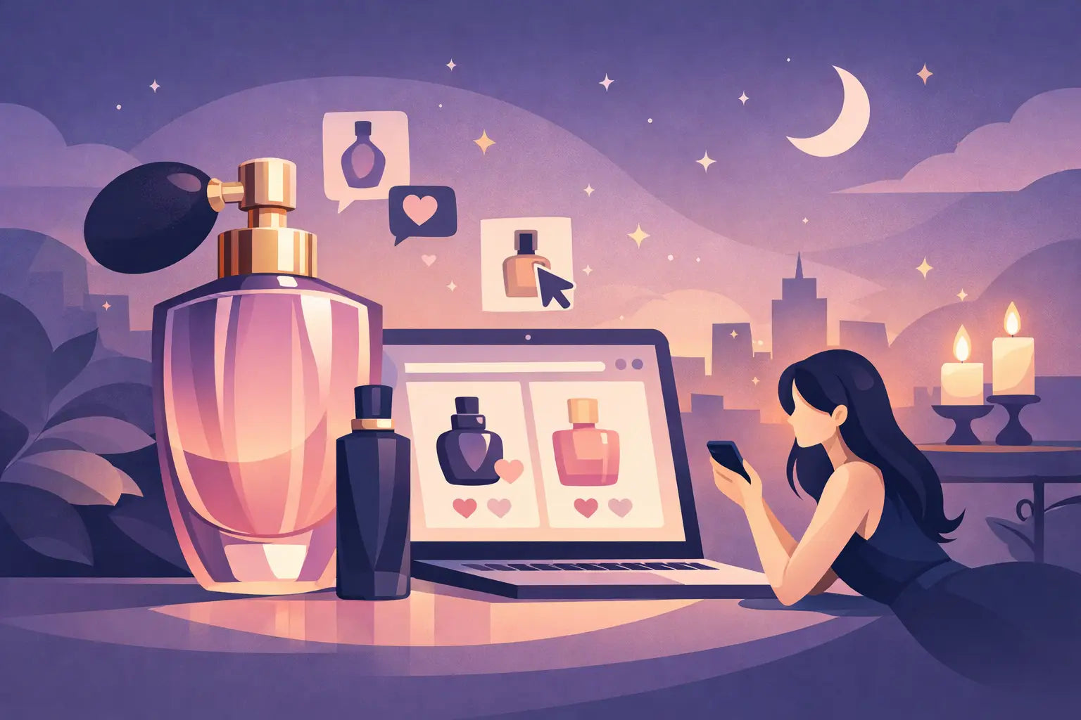 Choosing the right women's perfume for evening online
