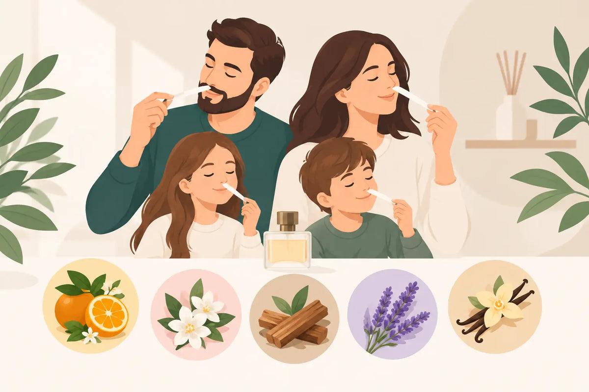 Choisir les notes olfactives par famille : voici comment