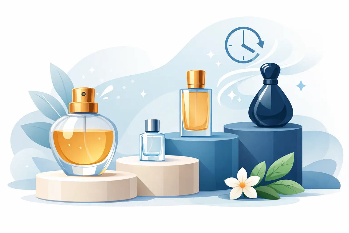 Choose a perfume concentration for long-lasting wear.