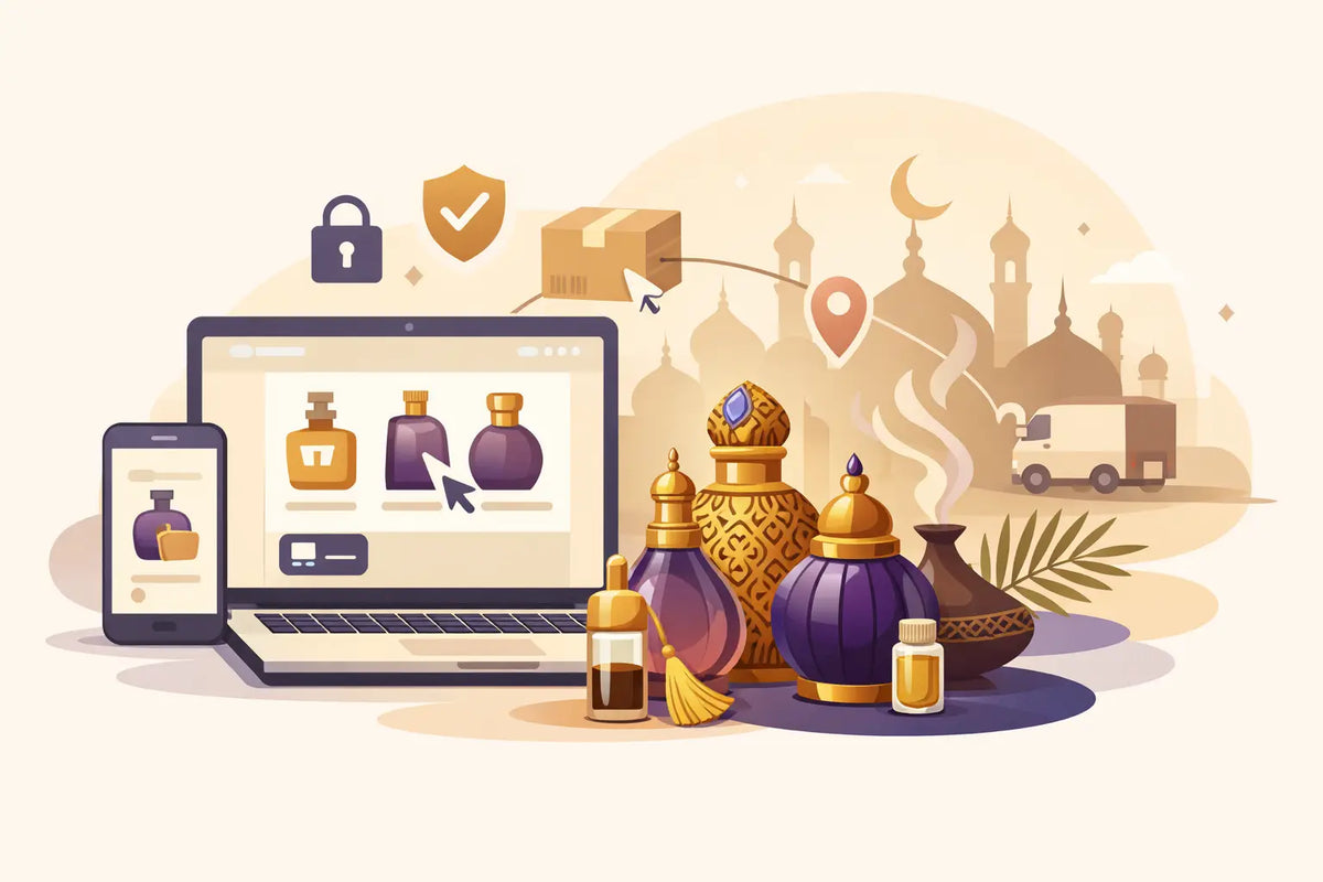 Order Arabic perfume testers safely online