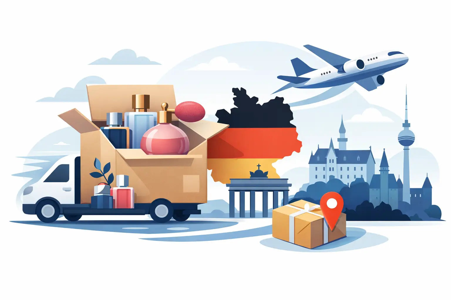 Schnelle Parfum Lieferung in Deutschland