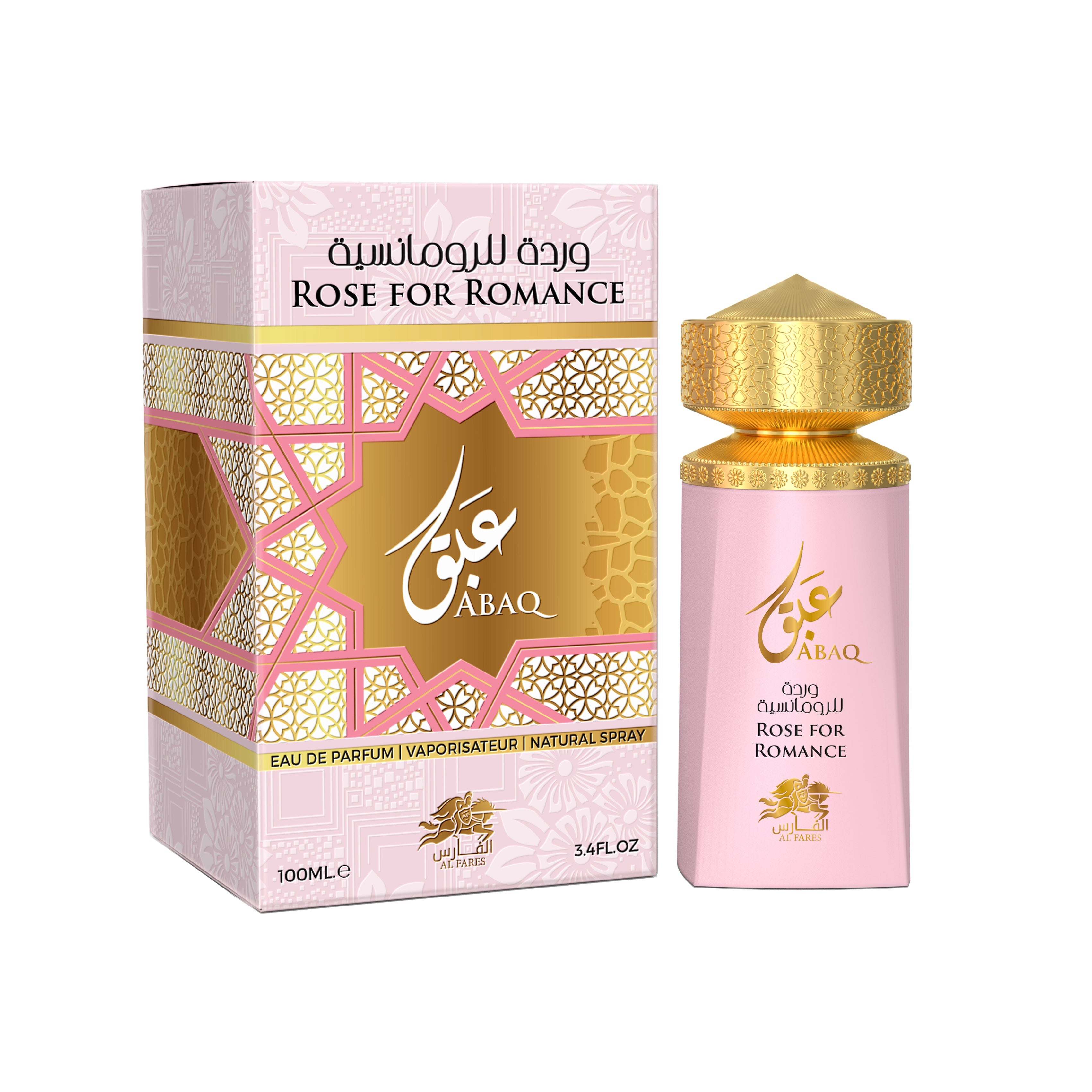 Al Fares Abaq Rose Pour Romance Eau de Parfum 100ml