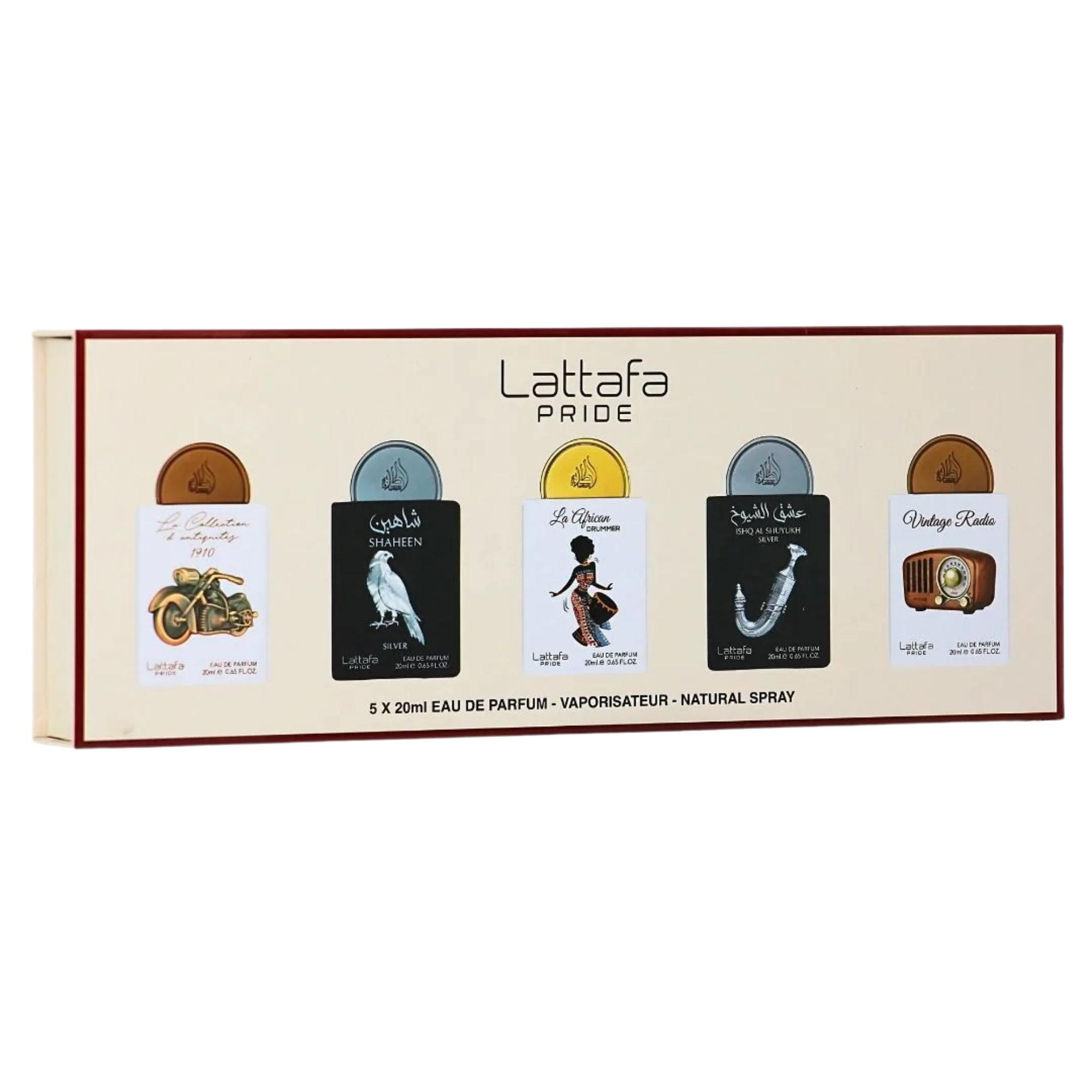 Lattafa Pride/No. 05 Giftset Collection Eau de Parfum 5x20ml - BEAUTY PLATZ