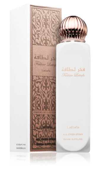 Spray corporel Lattafa All Over Fakhar pour femmes 150 ml - BEAUTY PLATZ