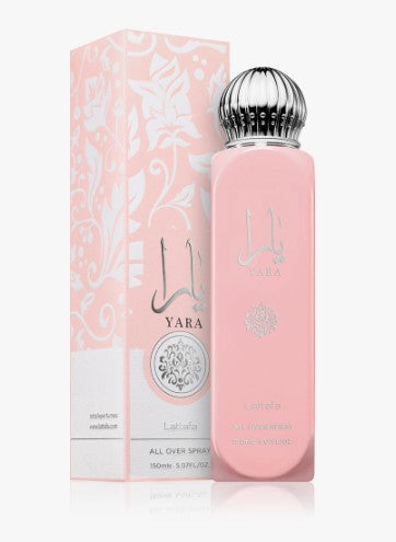 Spray corporel Lattafa All Over Yara 150 ml - BEAUTY PLATZ