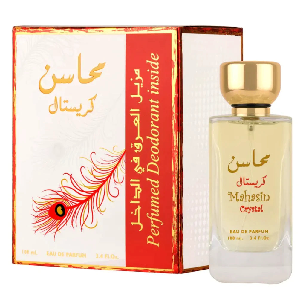 Lattafa Parfüm Mahasin Crystal RED + Deo Eau de Parfum 100ml