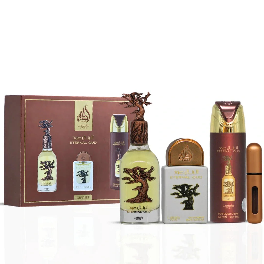 Lattafa Pride/Coffret Eternal Oud Eau de Parfum + Déodorant - BEAUTY PLACE