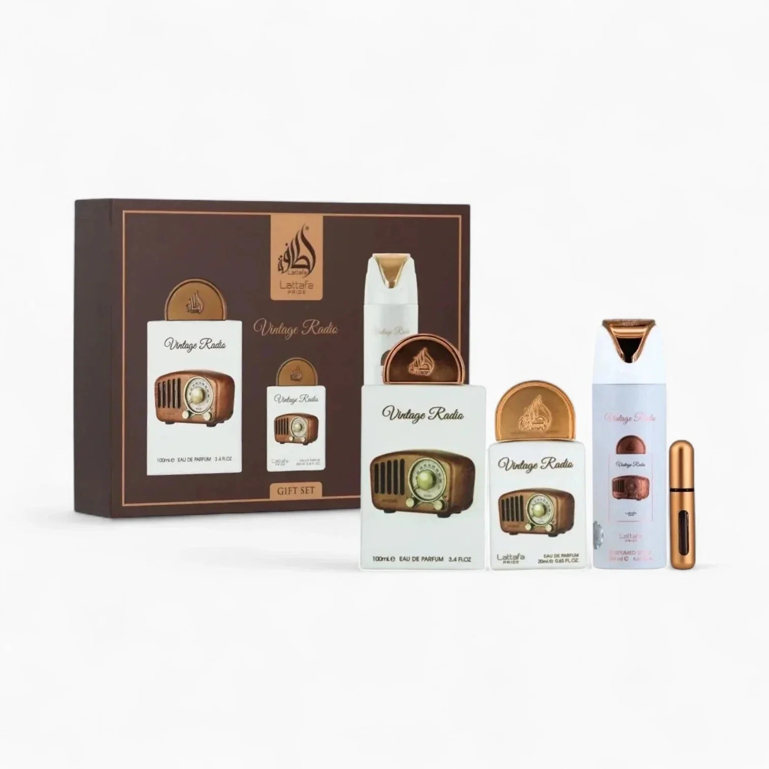 Lattafa Pride/Vintage Radio GIFTSET Eau de Parfum - BEAUTY PLATZ