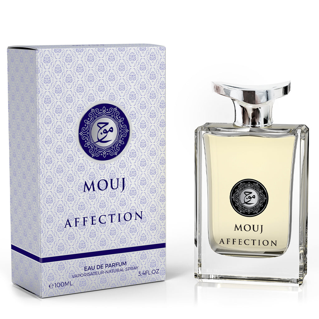 Découvrez Milestone Mouj Affection, un parfum floral-boisé élégant pour elle et lui. Une fragrance polyvalente et longue tenue aux notes de jasmin, de néroli et de santal. Achetez-le dès maintenant en ligne sur BPlatz.de.