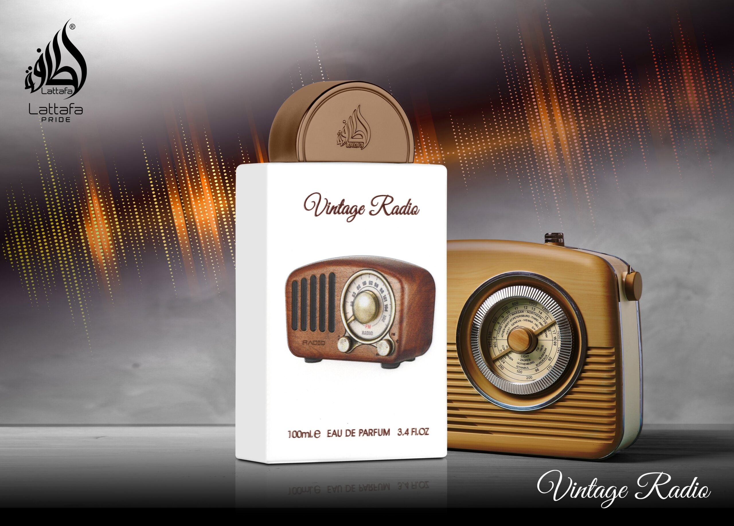 香水(男性用) Lattafa Vintage Radio Lattafa Pride Perfume Vintage Radio Eau de Perfume 100ml : Amazon